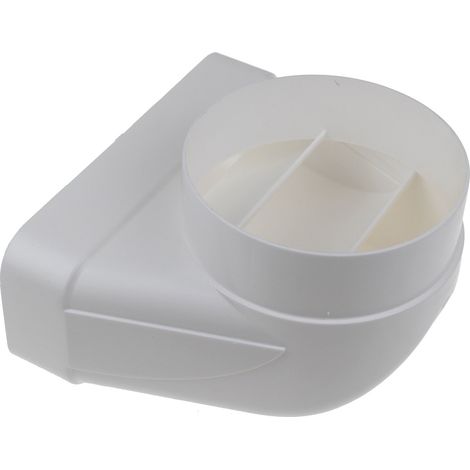 Adaptador codo escape plano para campana 94x227x205 mm Novy - 906405