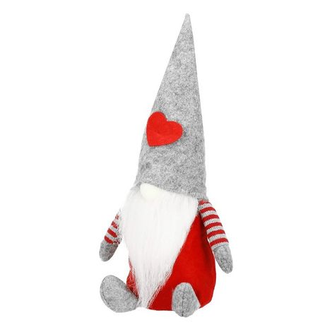 Skrzat 26cm, decorazione natalizia, gnomo natalizio, gnomo grigio (1/5)