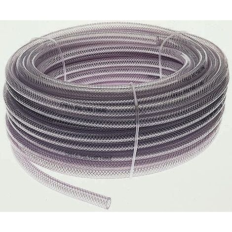 Tube flexible PUR renforcé, Ø 8mmx13.5mm, 25m, pour Carburant, Gaz, Granulé, Liquide, Poudre, Solvant ( Prix pour 1 )