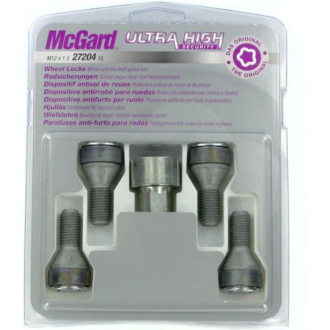 Bulloni conici, kit 4 pz - Ultra High Security - A100