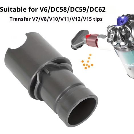 Adattatore per tubo flessibile e accessorio per aspirapolvere compatibile con i modelli V7, V8, V10, V11, V12 e V15, adatto agli aspirapolvere Dyson serie DC e V6, ideale per casa, camper, uffici e al (1/5)
