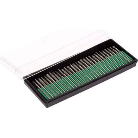 Têtes de meulage diamant électrolytique – Lot de 30 pièces avec boîtier et poignée, accessoires pour meuleuse électrique (1/5)