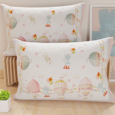 Lot de 2 Taies d'Oreillers 80x40 cm 100% Microfibre Hypoallergénique, Housse Oreiller Rectangulaire Fête Garçon 01, Paquet de 2