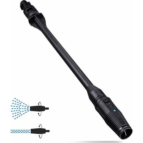 Lance de nettoyeur haute pression 140 bar – Accessoire compatible Kärcher K2 à K7 – Buse réglable 54 cm pour nettoyage efficace (1/5)