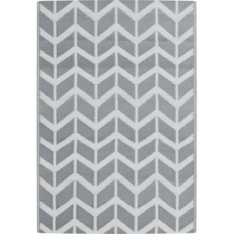 Maison Exclusive - Outdoor-Teppich ARAKIL Grau 140x200 cm PP