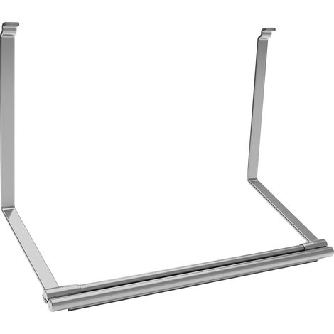 Kesseböhmer Linero style Papierrollenhalter Edelstahloptik 352 x 150 x 260 mm zum Einhängen von SOTECH