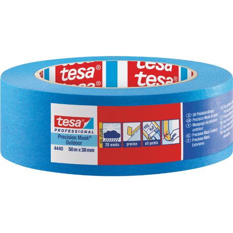 Tesa Precision Masking Tape Outdoor (26 weeks) Blue - 38mm x 50m