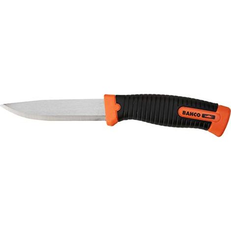 Coltello multiuso Bahco 7314150313662 acciaio inox lama 100 mm (1/2)