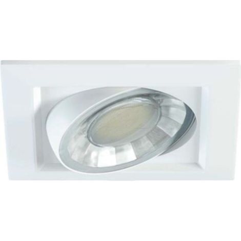 Faretto a led da incasso quadrato orientabile Dimmerabile 8W IP44 4000K