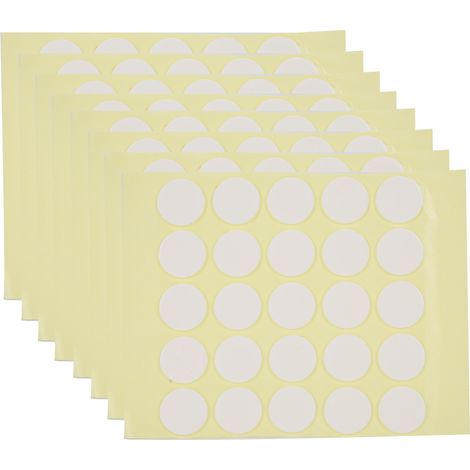 Lot de 200 adhésifs ronds transparents double face 15mm, autocollants puissants pour ongles et loisirs créatifs (1/5)