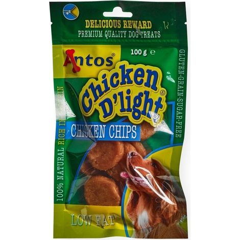 Snack para Perros Chicken D'Light Chicken Chips - 100g  Oferta exclusiva