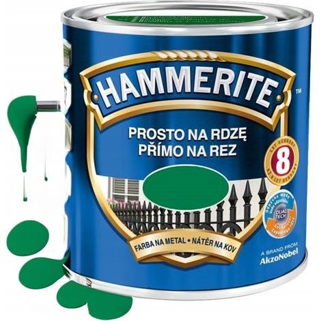 Pintura metal directamente al óxido verde brillo 0,7l (1/5)