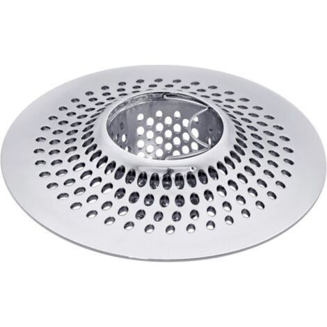 Filtre anti-cheveux en acier inoxydable pour baignoire et douche – Grille de drainage circulaire de 11,5 cm, résistante à la rouille et facile à nettoyer
