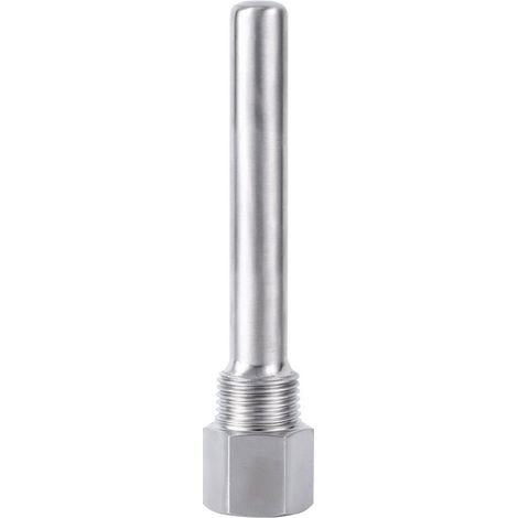 Puits thermométrique, filetage 1/2 "NPT en acier inoxydable pour capteurs de température (1/5)
