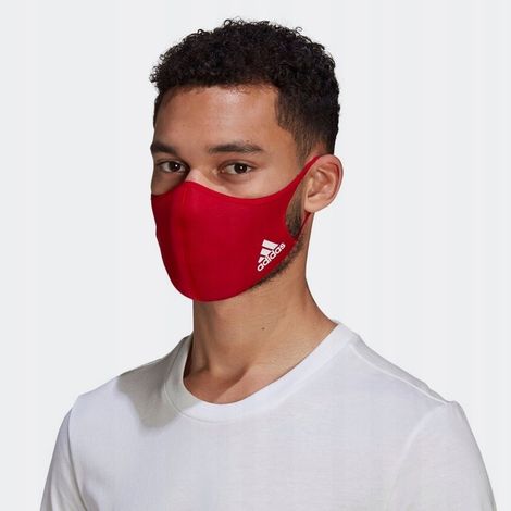 Adidas-Masken, 3er-Pack, mehrfarbiges Logo, Größe S, WŁH (1/4)