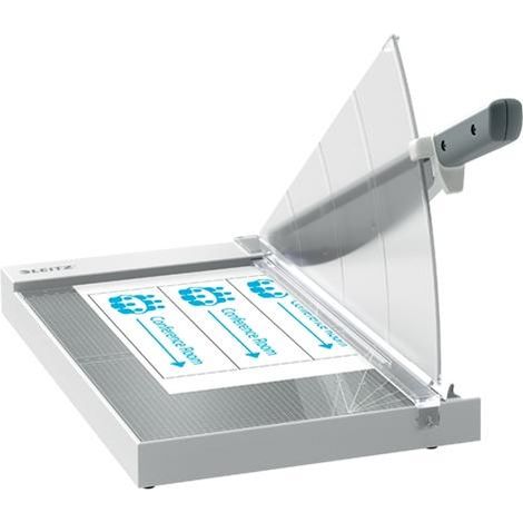La guillotina de papel Leitz Precision Office A3 es perfecta para el uso general en la oficina para cortar papel, etiquetas, películas, fotos, hojas p