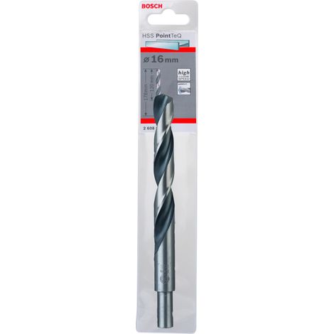 Broca para metal HSS-RPointTeQ DIN338 16.0x120x178 (vástago reducido) BOSCH 2608577310