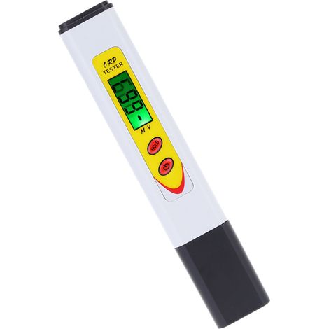 Stiftförmiges ORP-Messgerät mit hintergrundbeleuchtetem LCD-Bildschirm, tragbarer Redoxpotentialanalysator für Industrie und Labor, Redoxtester zur Messung der Trinkwasserqualität