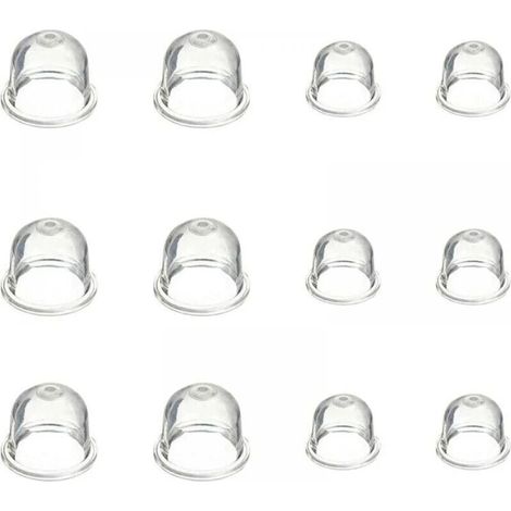 12 Pièces Carburateur Amorce Pompe Ampoule 19 mm et 22 mm Poire Pompe Amorcage Accessoires de Carburateur pour Debroussailleuse Tronçonneuse Souffleur Tondeuse (1/5)