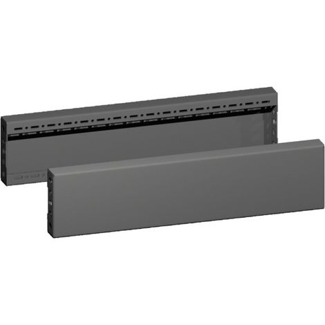 VX Sockel-Blende, seitlich, H: 100 mm, für T: 600 mm, Stahlblech Sockel Seitenset  8660033 Rittal In