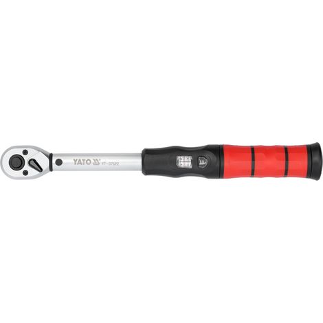 Drehmomentschlüssel 3/8" 10–60 Nm mit Doppelfenster