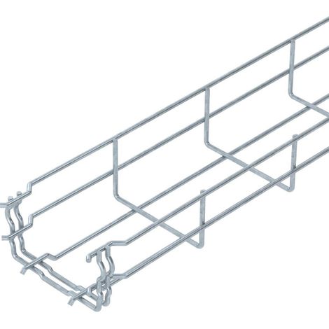 OBO Bettermann Gitterrinne GRM 55x100x3000 Stahl tauchfeuerverzinkt, 3 Meter, 6001416