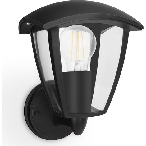 Lámpara de pared Outdoor Rising Black E27 (1/5)