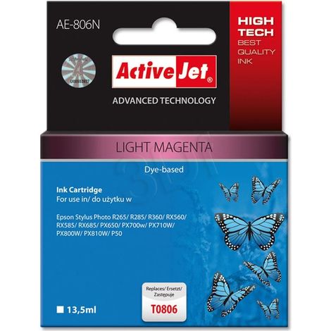 Tinta magenta claro Activejet AE-806N - Reemplazo para Epson T0806