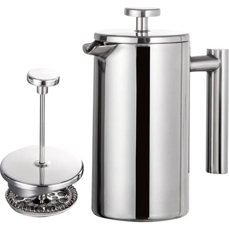 Caffettiera in acciaio inox, teiera termica, caffettiera a pressa francese - 1000 ml (1/5)