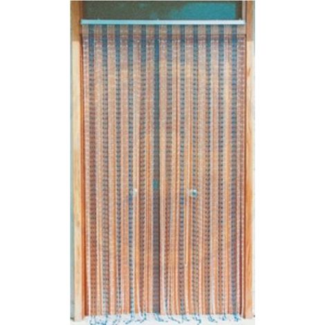 RIDEAU ANTI-MOUCHES CORAIL CM.125X240 CRISTAL AMBRE