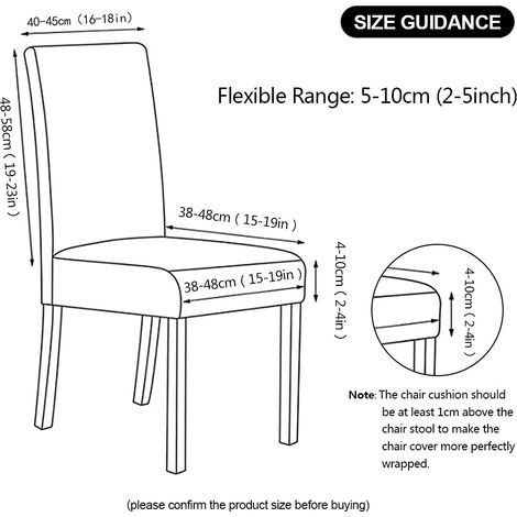 6-teiliges Stuhlhussen-Set, dehnbar, abnehmbar, waschbar, moderne Stuhlhussen mit hoher Rückenlehne für Esszimmer, Hotel, Hochzeitsdekoration (Blaue Blätter, 6 Stück) (1/4)