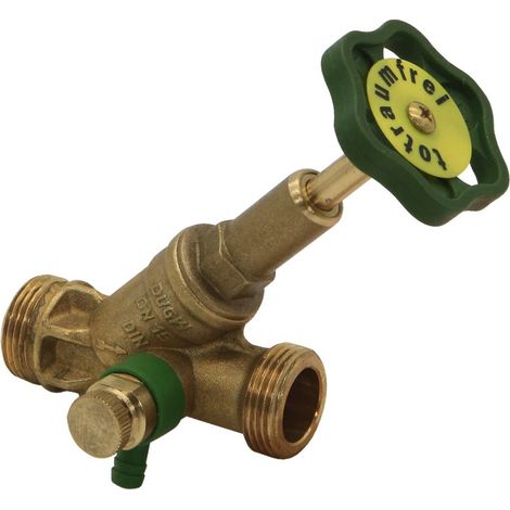 Schlösser Armaturen FREISTROMVENTIL, AUSSENG.MULTI M.ENTL, ST.SP, DN15, AG 3/4", DVGW (1/3)