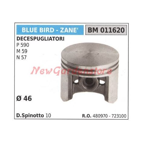 Pistone decespugliatore P590 M59 N57  Ø 46 mm BLUEBIRD 011620