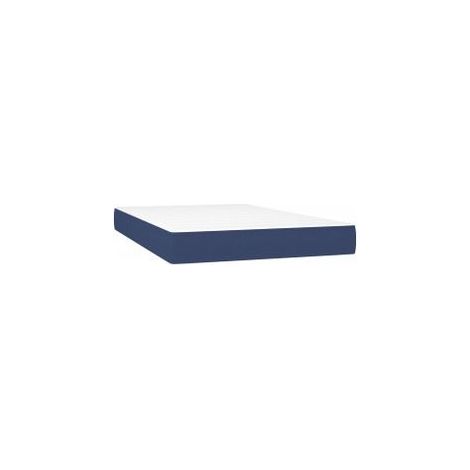 Matelas de lit à ressorts ensachés Bleu 120x200x20 Tissu (1/5)