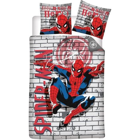 Marvel Bettwäsche-Set Poly-Baumwolle Decke & Kissenbezug 140x200 + 65x65 cm