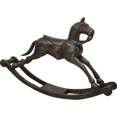 Handmade solid wood rocking horse L27XD150XH27 CM (1/5)