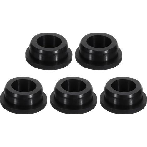 5 Pièces Bouchon Cache Trou Noir, Bouchon en Caoutchouc pour Trou de 28mm / 1.1" (1/5)