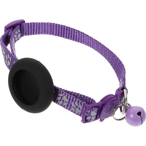 Collar rastreador ajustable para gatos con cascabel para mayor seguridad y para evitar que tu mascota se pierda. (1/5)