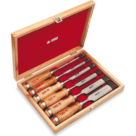 SCALPELLO M/LEGNO SET 6 PZ - 6-32