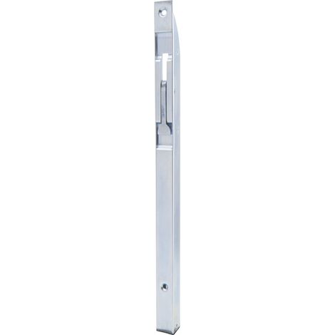 Türkantriegel U-Gehäuse mit Klapphebel. 300 x 18 x 17 mm, Hub 14,verzinkt silber (1/3)