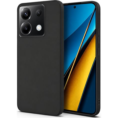 Coque fine pour Xiaomi Poco X6 5G, Slim, noire (1/5)