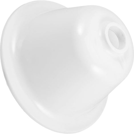 Safety accessory for plastic ceiling fans in white, reinforced dirt protection, and compatible for home and bathroom (1/5)