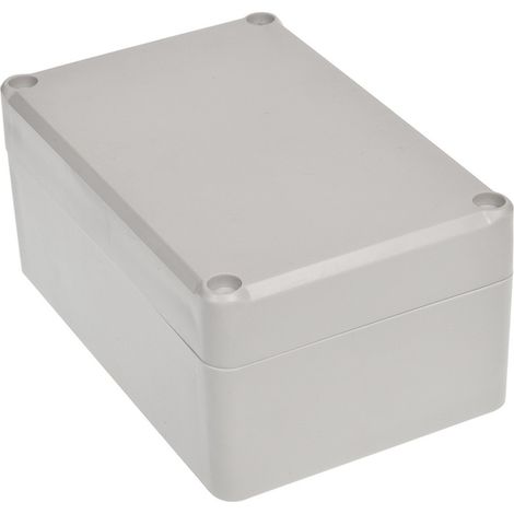 Boîtier RS PRO en ABS, 118.15 x 78.35 x 54.6mm, Gris IP67, Blindé ( Prix pour 1 ) (1/3)