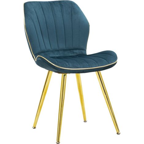 SEDIA PARIS SPACE OTTANIO /GOLD SET 2 PZ CM 46X58X77 (1/5)