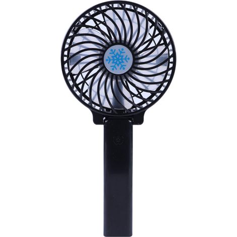 Mini Ventilateur Portatif - Batterie Intégrée 2200 mAh - Charge USB - 3 Vitesses - Usage Bureau Ou Portable - 1 Pièce (1/5)