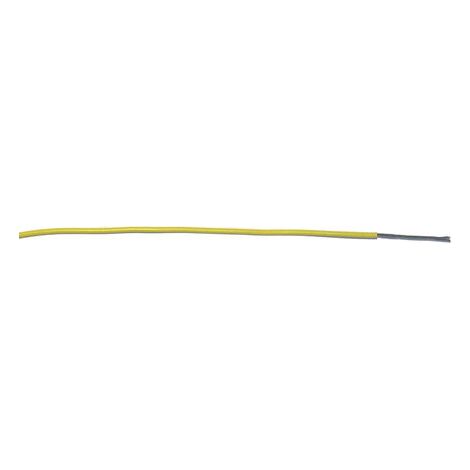 Câble pour environnement difficile RS PRO, 0,34 mm², 22 AWG, +105°C max, PVC Jaune, 250m ( Prix pour Bobine de 250 Mètres )