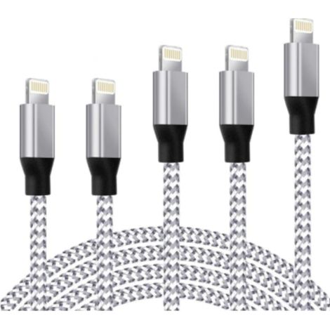 Chargeur rapide iPhone, câble USB 2 mètres compatible iPhone 13, 12, fil de charge longue durée (1/4)
