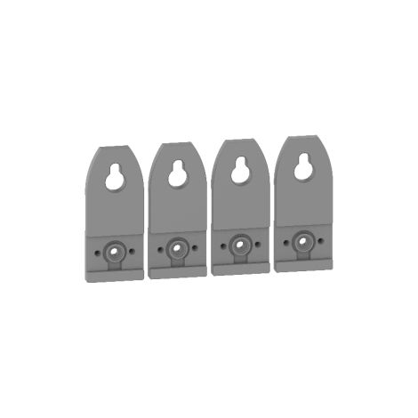 Legrand - Pattes de fixation murale pour coffret saillie XL3 HP 160 - Ru00e9f : 1FMP (1/2)