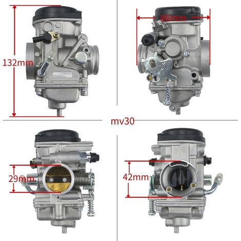 Motorradvergaser kompatibel mit Yamaha 300 MV30 ATV250 PD30 (Seilzugvergaser) (1/4)