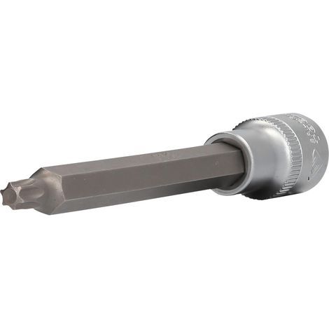 Torx-Steckschlüssel T40, 1/2"-Antrieb, 140 mm Länge, Chrom-Vanadium-Stahl, für Mechaniker (1/5)